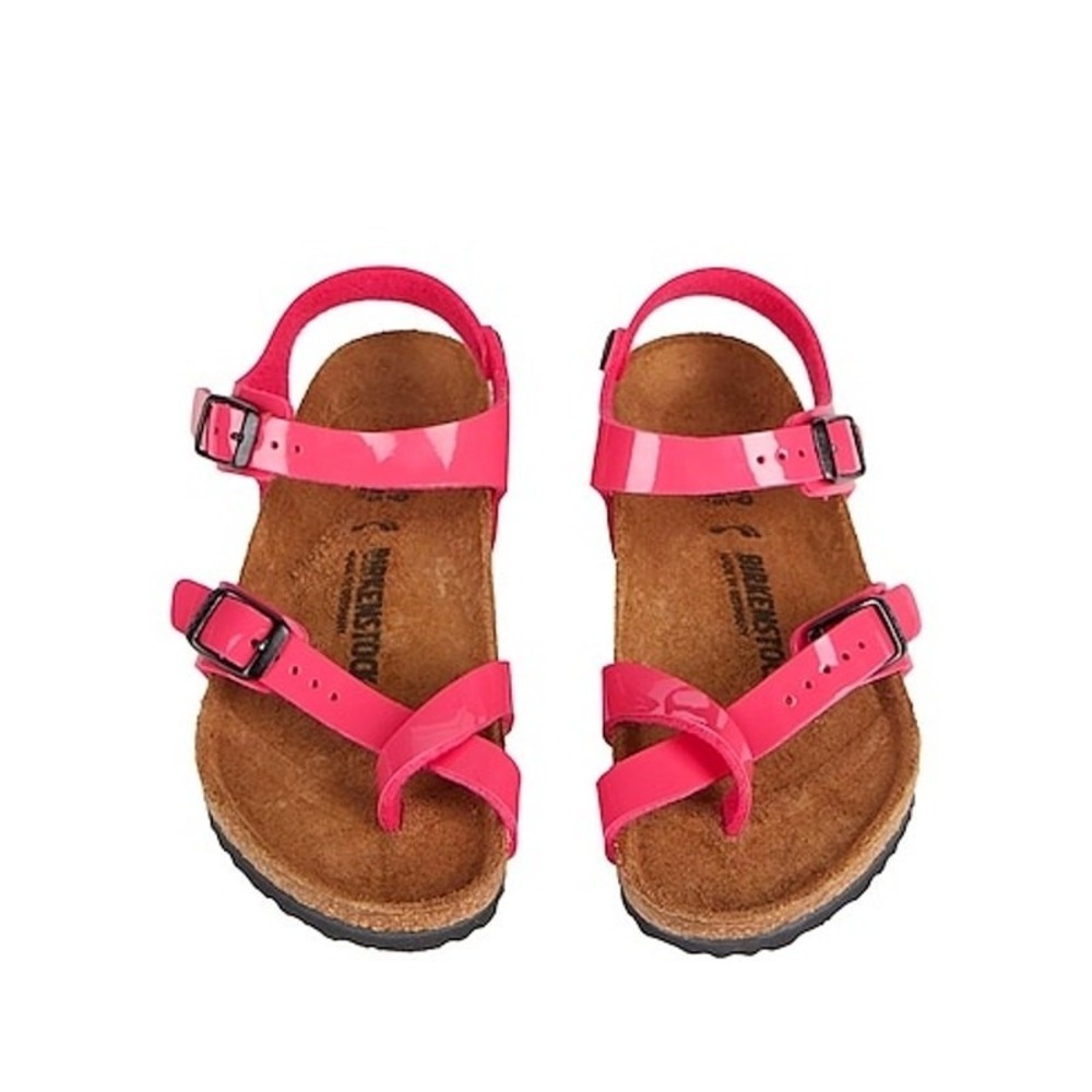 Birkenstock Taormina Kids Sandals Pink Narrow Fit Size 9 US Adjustable Straps